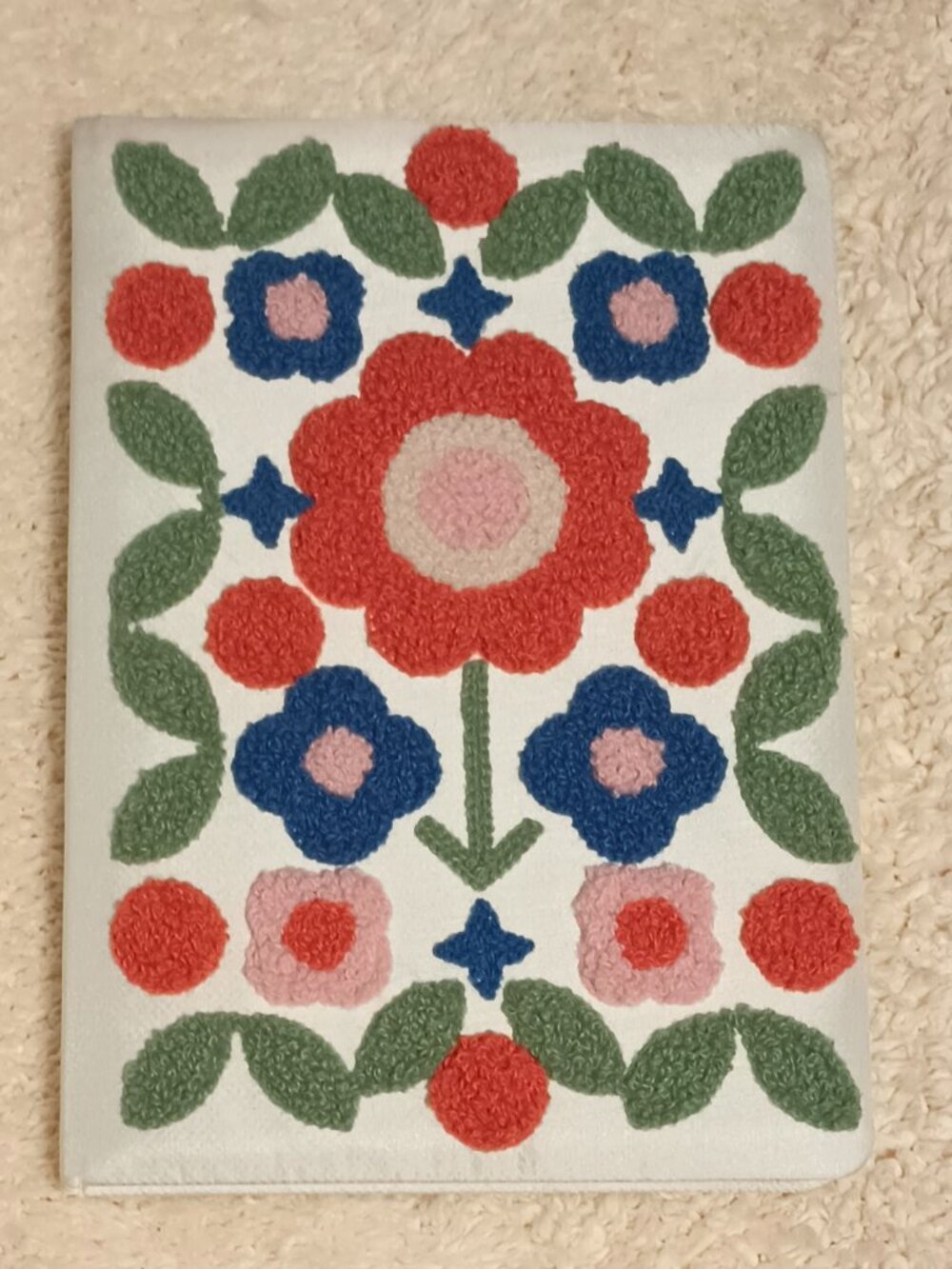 NWT ~ Colorful Woven Fabric Journaling Notebook
